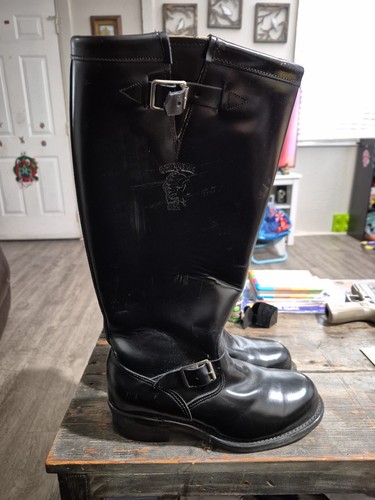 Chippewa Tall Boots 17” 27950 Motorcycle Size Mens 8EE Police Engineer Patrol