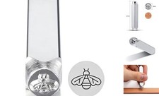6mm Metal Punch Stamp Stamping Tools for Stamping/Punching Metal, Jewelry, Bee