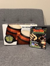 Donkey Kong Jungle Beat - Nintendo GameCube GC - Complete In box + DK Bongos 