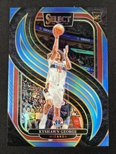 Kyshawn George Rookie Card 2024 Select Premier Level Light Blue Prizm /299 #177