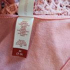 NO BOUNDARIES pink floral tank top blouse- size M (7-9) — photo 6