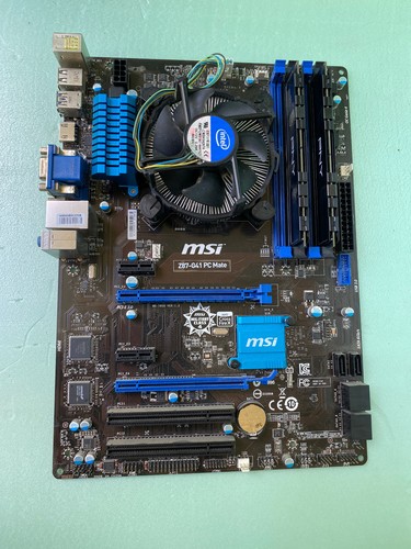 Płyta MSI Z87-G41 PC Mate MS-7850, i5-4670k, 16gb DDR3 1600 combo! *PRACE*