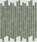 Shaw 583TS Chromatic Century - 12" x 12" Specialty Linear Wall - Emerald
