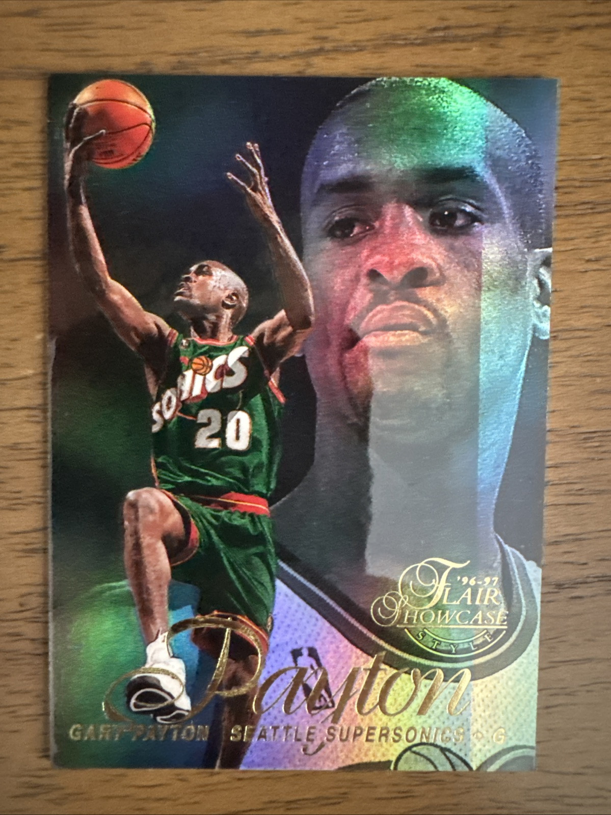 1996-97 Flair Showcase - Row 2 #7 Gary Payton