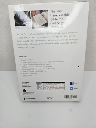 NIV Thinline Reference Bible (Italian Duo-Tone) By Zondervan - Picture 7 of 8