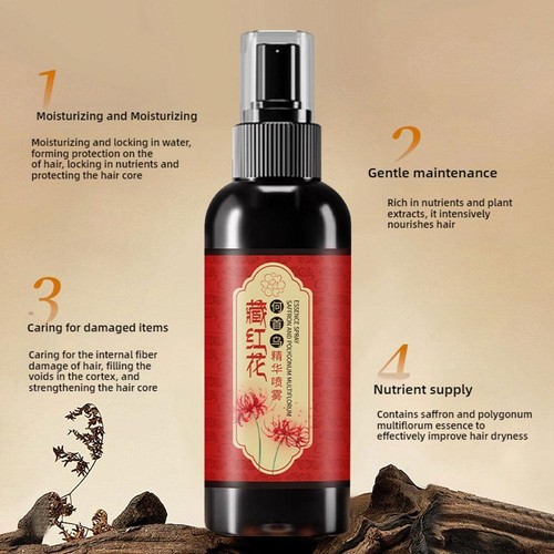 100% natural Saffron Black Ganoderma Polygonum Multiflorum Care a3d8 kol0 N5Y7 - Picture 13 of 17