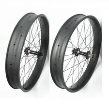 26/27.5er Fat Bike Carbon Wheelset 80 /100mm Width Snow/sand Bike Carbon Wheels