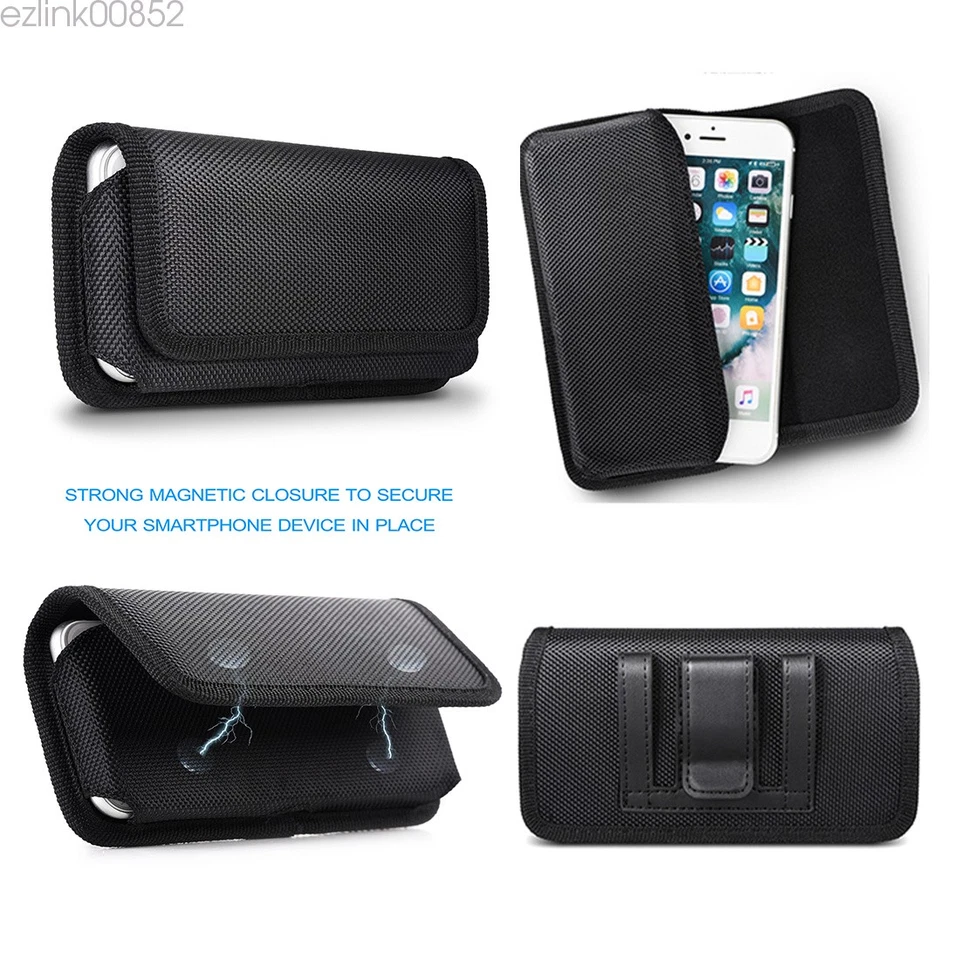 Funda con cinturón horizontal para teléfono iPhone 15 14 13 12 11 Pro Foto 3 de 4