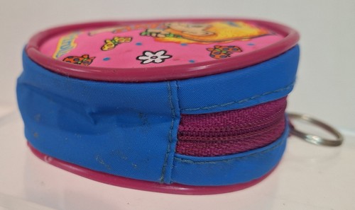 Norfin Trolls 1992 Vtg Pink Blue Coin Purse Key Fob Butterfly Jump Roping - Picture 6 of 8
