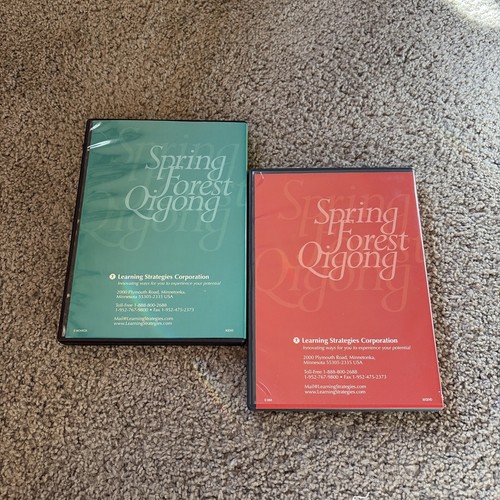 LOT Spring Forest Qigong DVDs Volume 1 & 2 Chunyi Lin Healing Technique Rare - Picture 2 of 4