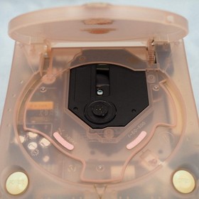 Dreamcast HELLO KITTY PINK Console system HKT-3000 NTSC-J W/GARDEN PANIC Tested