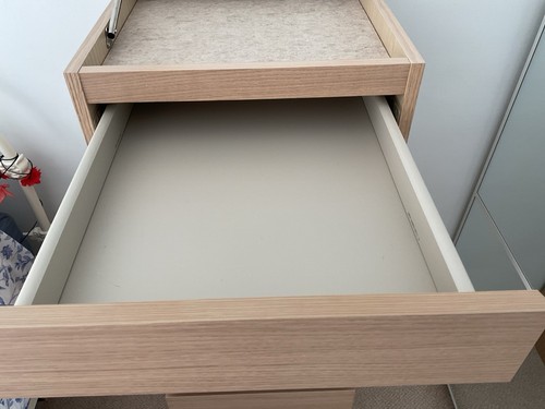 IKEA Malm 6 Drawer in White Oak Finish NEW - Picture 15 of 24