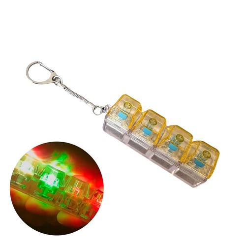 4Key Axis Tester Clicky Fidget, Keyboard Switch Keychain, ence Sil Button B6Y4 - Picture 12 of 13