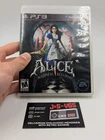 Sony PS3 Alice Madness Returns CIB Complete With Manual