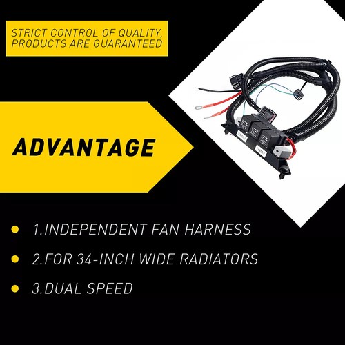 OEM 674-00923 Fit For GMC Sierra Yukon Stand Alone Electric Fan Harness New - Picture 12 of 12
