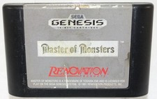 Master of Monsters - Sega Genesis ( TESTED ) 1991 Clean Cartridge Only