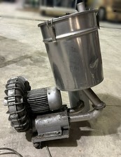 Lucas Stainless Hopper and Vacuum Pump AA 020.0006 *Read Description*