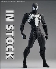 In Stock CT Toys Messtoys Symbiote Spider-Man Black Spider Action Figure Boxed
