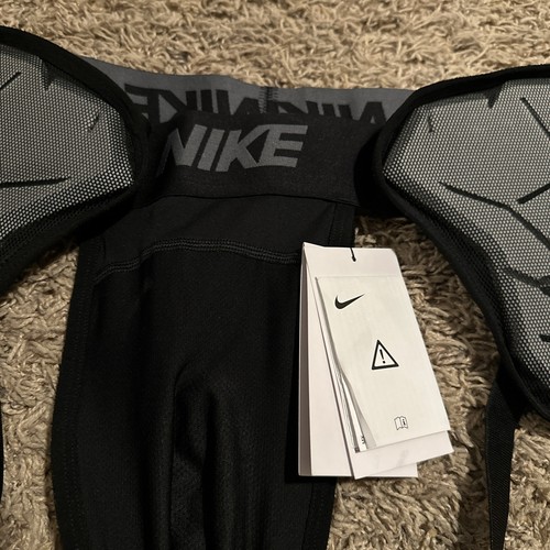NEU MIT ETIKETT NIKE PRO HYPERSTRONG GEPOLSTERTER JOCK STRAP FUSSBALL SCHUTZ GRAU SCHWARZ 3XL - Bild 2 von 5