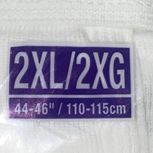 Vintage Hanes 2007 Alpha Herren 2XL 44-46" Taille weiß Unterwäsche 7 PMR1619 NOS - Bild 4 von 4