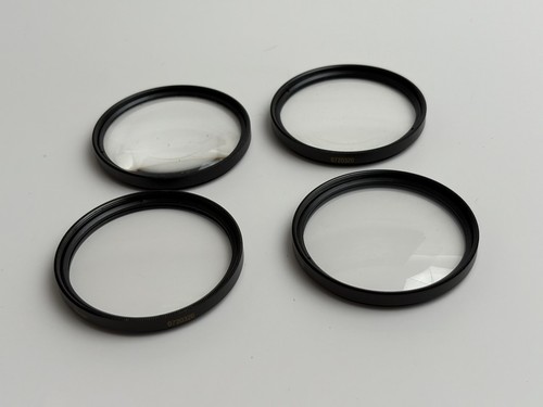 New Vivitar 1 2 4 10 Close Up Macro Lenses Set of 4 with Pouch 58mm Kit - Picture 3 of 4