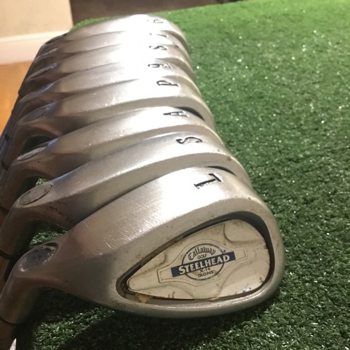 Callaway Left Handed Steelhead X-14 Irons Set (6-PW-GW-SW-LW) Regular R300 Steel - Picture 2 of 12