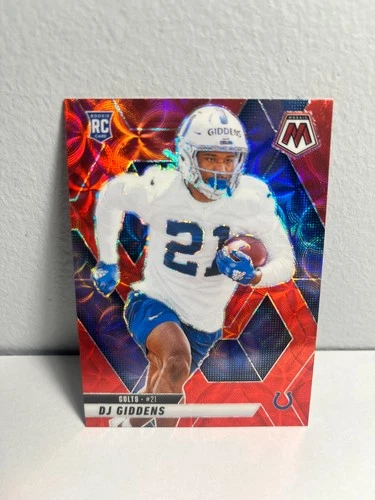 2025 Panini Mosaic - Rookies DJ Giddens #350 Red Scope Prizm (RC)