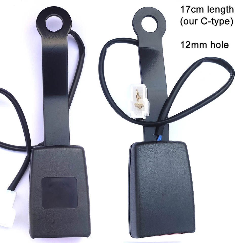 For Nissan 3Point Seatbelt Car Universal Retractable Sash Belt Black Stalk+Cable - image 3 of 4