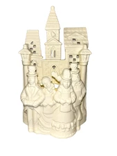 Party Lite Tea light Holder Carolers Buildings 8 inches Tall Candle not included