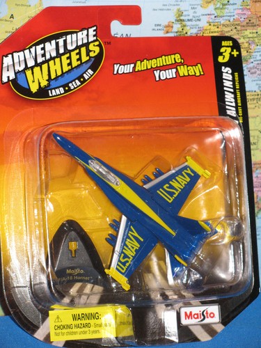 MAISTO ADVENTURE WHEELS TAIL WINDS F/A-18 HORNET U.S.NAVY AIRPLANE *BREAND NEW* - Picture 5 of 6