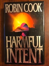 Harmful Intent by Robin Cook, 1st American Ed,Hardcover1990, VeryGood Condition!