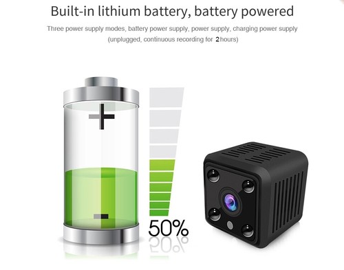 Mini Camera Wireless Wifi IP Security 1080P Night Vision DVR Hide WiFi Remote - Picture 7 of 10