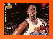 1996 upper deck space jam michael jordan “A Scary Stare From Air” #56