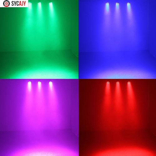 4x 54 LED RGBW Stage PAR 64 Light 162W Party Lighting DMX DJ Show Strobe Uplight - Picture 12 of 12
