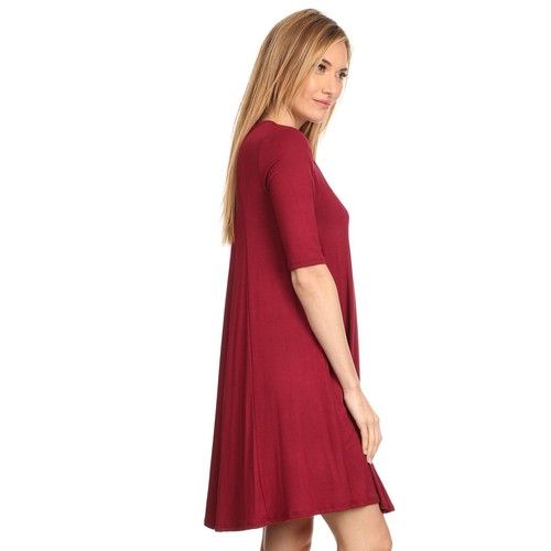 Damen Kurzarm Midikleid - Made in USA - Bild 9 von 29