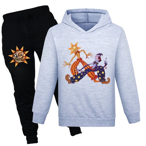 Kids Sundrop Moondrop FNAF Hoodies Hooded+Trousers Shirt Pants Sportwear Set Hot - Bild 4 von 50