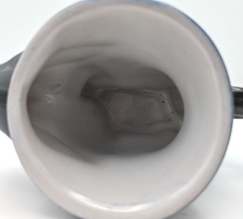 Taza política Frankoma Democrat Donkey 1988 ónix cerámica esmaltada negra - Imagen 7 de 7