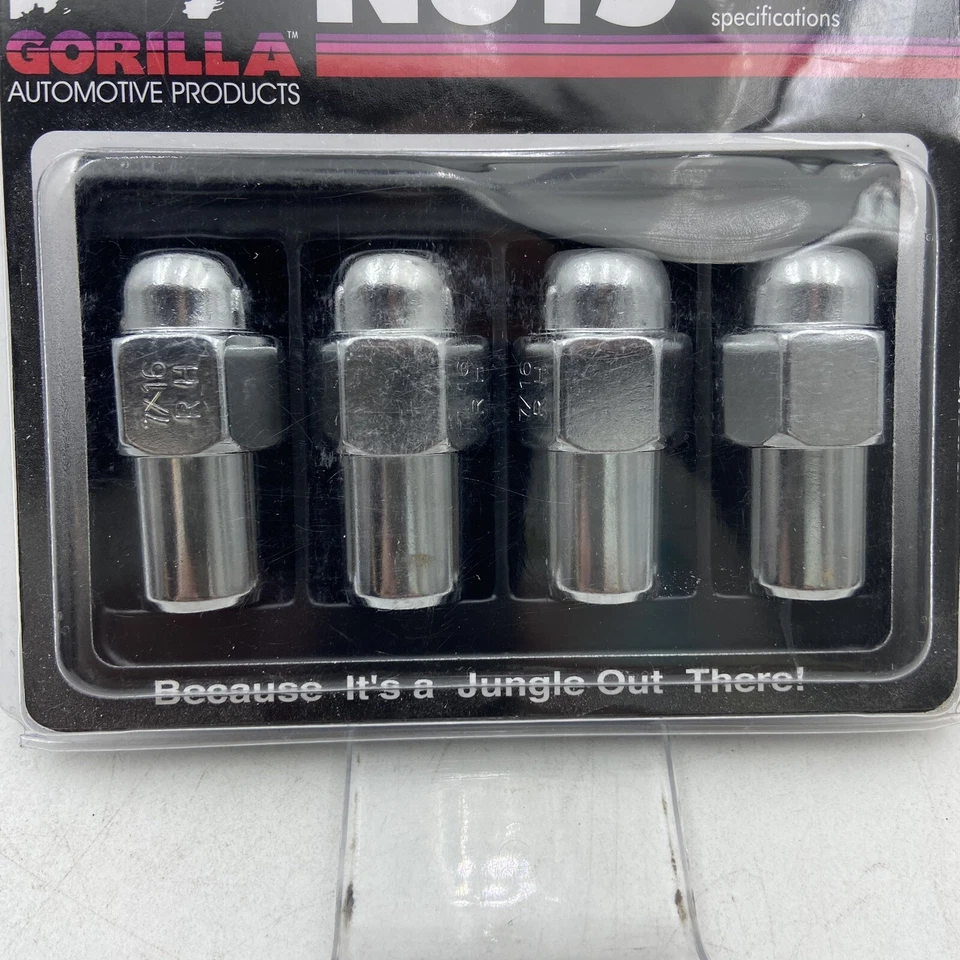 Tuercas Gorilla Automotive 73177 CR (tamaño de rosca de 7/16") Cragar Mag Foto 3 de 4