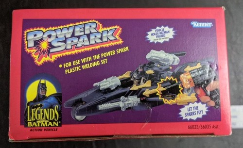 1995 Legends of Batman Power Spark Action Vehicle Kenner Sealed New in Box - Picture 7 of 10