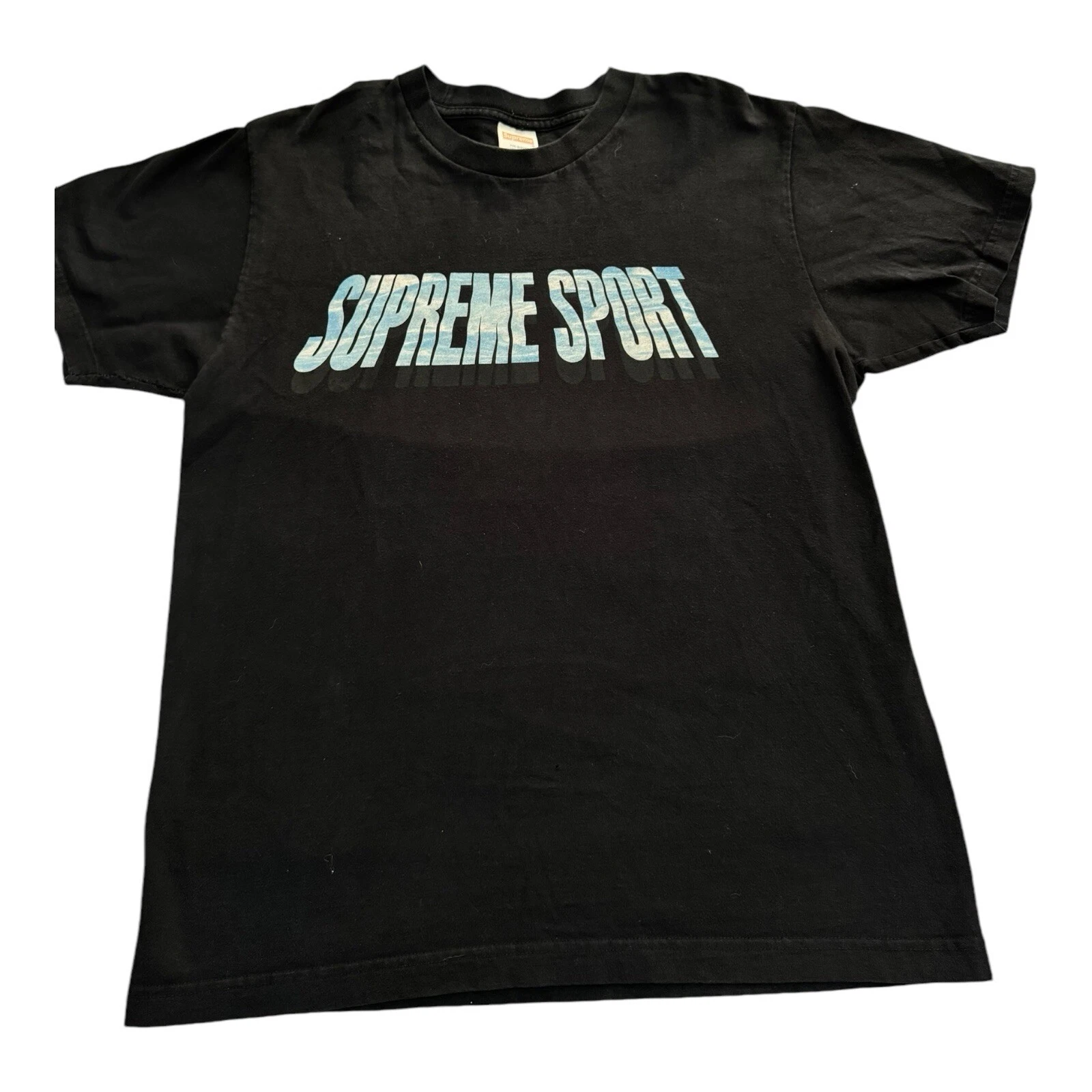 Supreme Vintage New York Sport T shirt Adulte Grand Noir