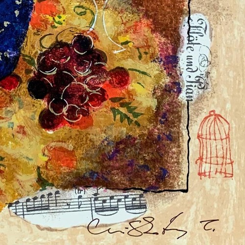 ALEXANDER & WISSOTZKY   FLOWERS & FRUIT I,Hand Signed Limited Edition Serigraph - Picture 2 of 3