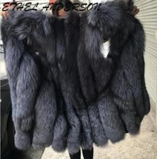 Luxury Vest Jacket Promotion Womens Fox Fur Coats Parka Outwear Warm Casual New