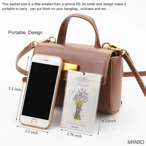 MYARO 12 Packs Lavender Scented Sachets Air Freshener for Drawer and Closet, Lon - Picture 6 of 12