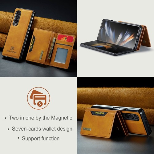 Leder Hülle Für Samsung Galaxy Z Fold 5 4 3 5G Magnet Wallet Handy Tasche Schutz - Bild 38 von 79