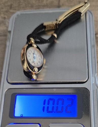 Lady ELGIN Ladies Vintage 19j Watch 14K Yellow Gold Cal 650 Mechanical - Picture 10 of 11