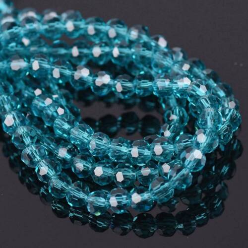 3mm 4mm 6mm 8mm Round 32 Facets Crystal Glass Loose Crafts Beads Wholesale Lot - 第 17/55 張圖片