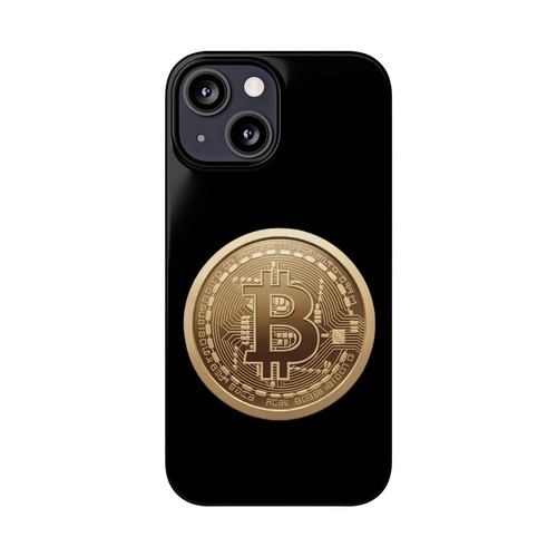 For iPhone 16 pro Max, 15, 14, 13-11, Slim Phone Case, Bitcoin Logo Gold Cover - Zdjęcie 40 z 83