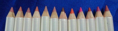 Eyeliner Lip Waterproof SET Shimmer Pen Pencil Liner Makeup Cosmetic Gift SET 12 - Picture 4 of 11