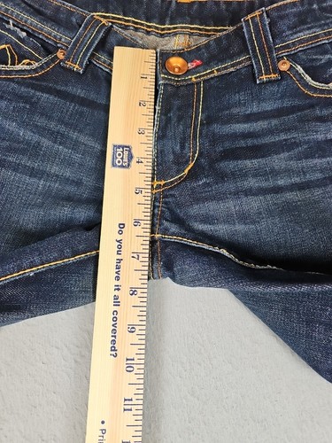 Vintage Women's Size 27 Farmer Industry USA Flapjax Bootcut Blue Jeans (30x28) - Picture 8 of 20