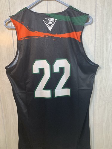 Canotta maglia uomo Indiana Elite AAU B-Ball Adidas Medium nera nuova etichette - Foto 9 di 9